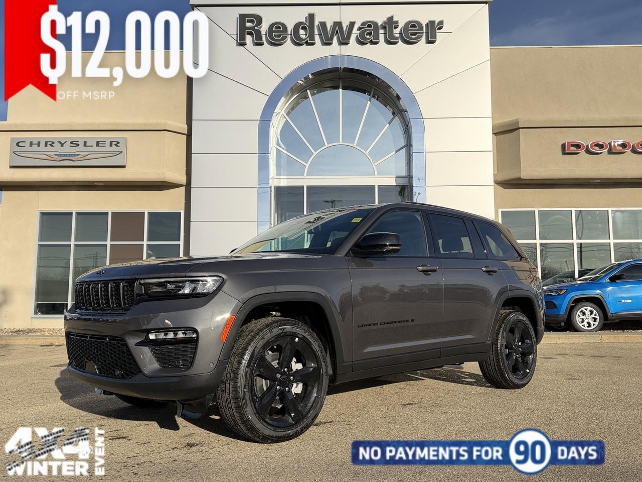 2025 Jeep Grand Cherokee Limited 4x4 | V6 | Capri Leatherette | Pano Sunroof | Towing | Heated Vented Seats