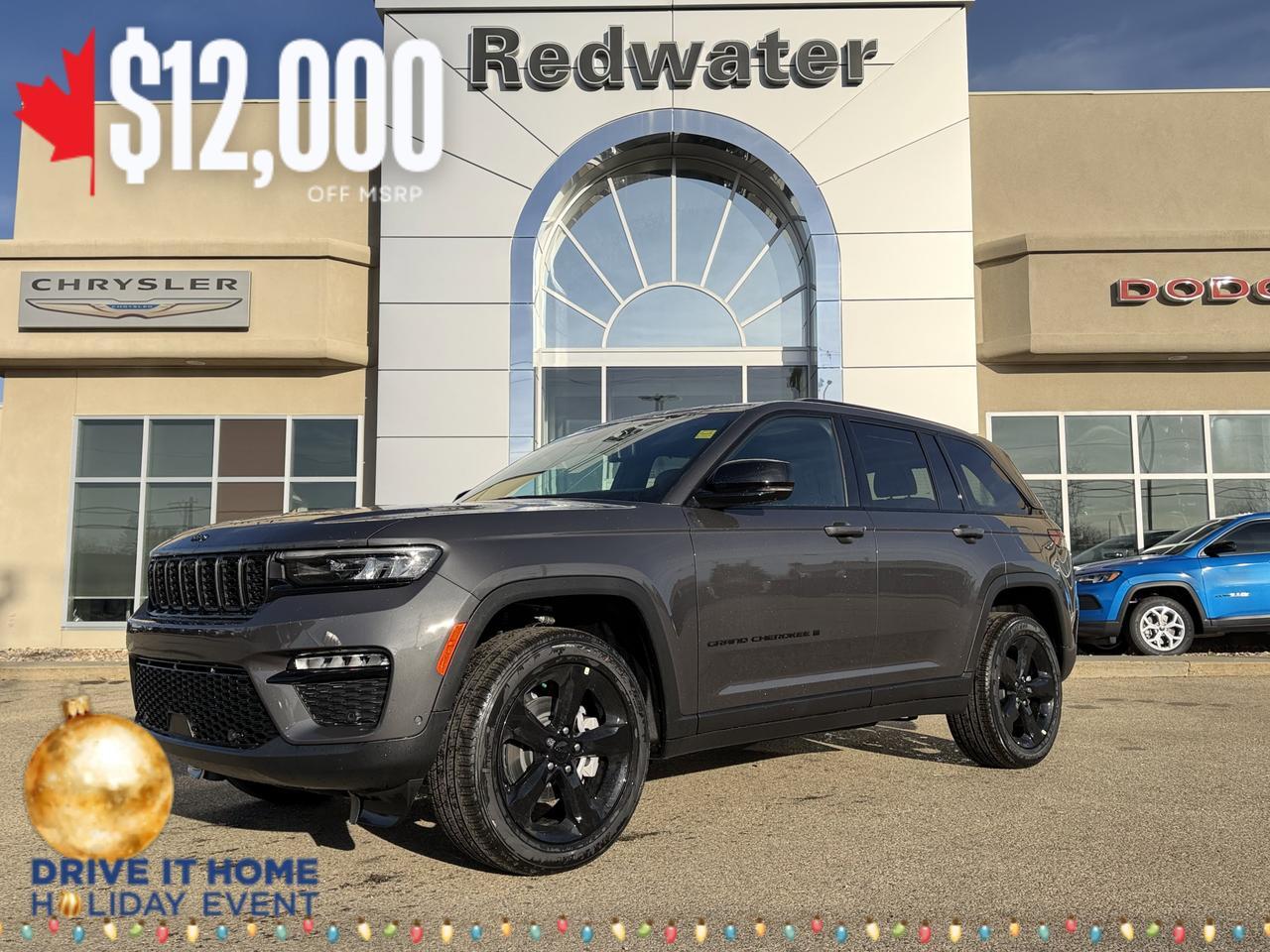 2025 Jeep Grand Cherokee Limited 4x4 | V6 | Capri Leatherette | Pano Sunroof | Towing | Heated Vented Seats