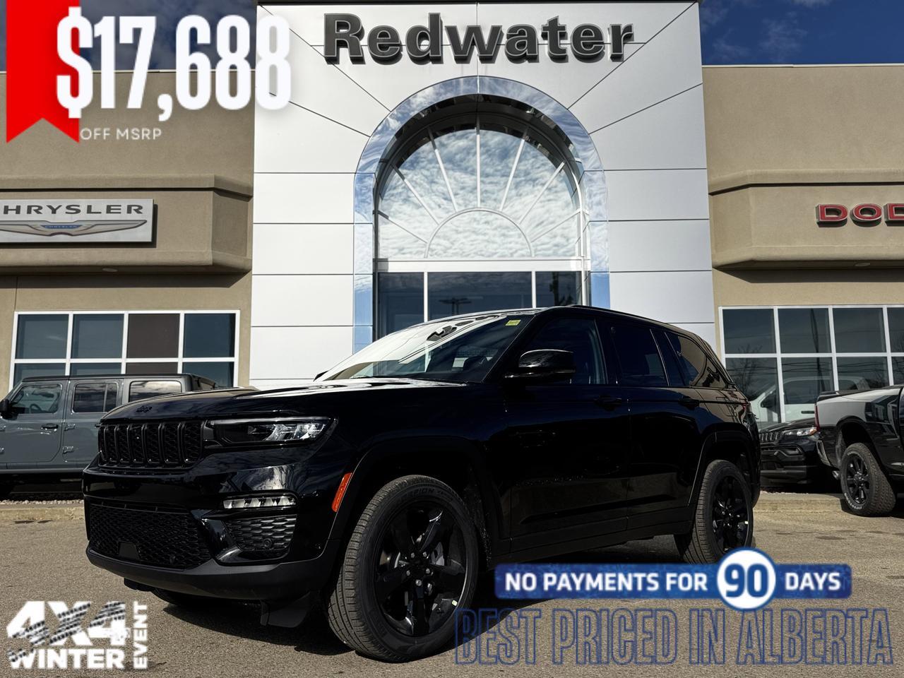 2025 Jeep Grand Cherokee Limited 4x4 | V6 | Luxury Tech | Pano Sunroof | NAV | Backup Camera