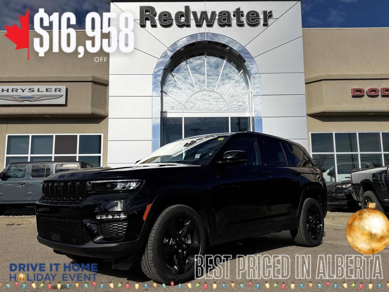 2025 Jeep Grand Cherokee Limited 4x4 | V6 | Luxury Tech | Pano Sunroof | NAV | Backup Camera