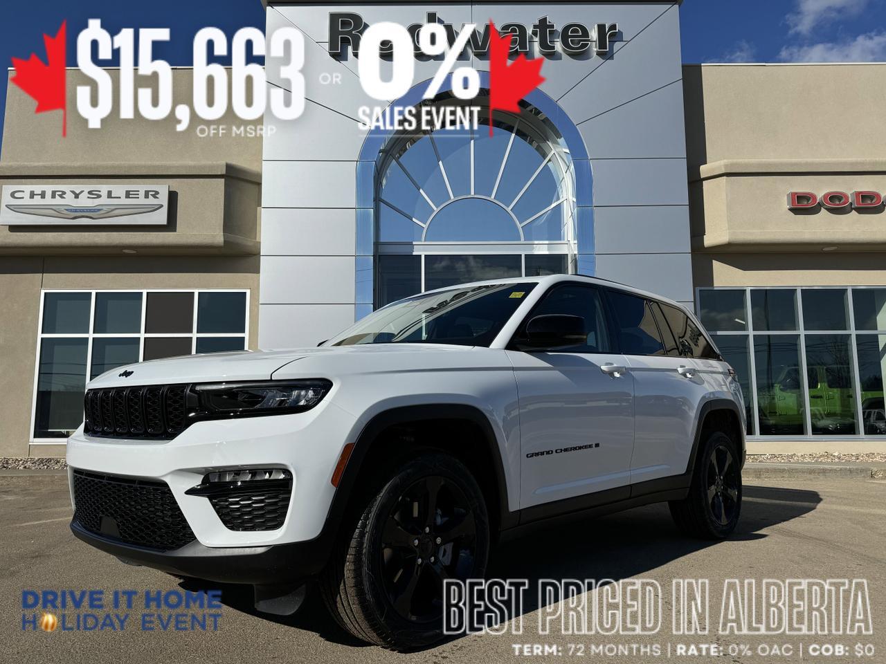 2025 Jeep Grand Cherokee Limited 4x4 | V6 Pentastar | Capri Leatherette | Sunroof | Power Liftgate