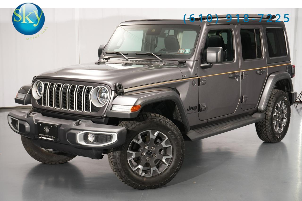 2025 Jeep Wrangler 4 Door 4WD Sahara SKY ONE-TOUCH POWER-TOP