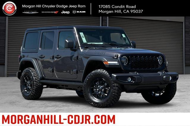 2025 Jeep Wrangler 4-Door Willys 4x4 Morgan Hill CA