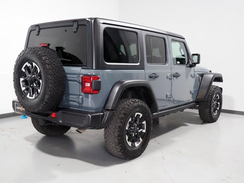 2025 Jeep Wrangler 4xe Rubicon *3-PIECE HARD TOP, ADAPTIVE CRUISE, SAFETY ALERTS, BACKUP-CAMERA, COLOR TOUCHSCREEN, HEATED SEATS/STEERING, REMOTE START, KEYLESS ENTRY, 17 INCH ALLOYS, ANDROID & APPLE Round Rock TX