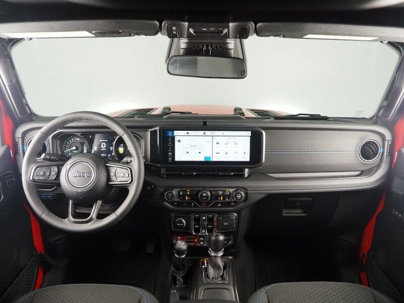 2025 Jeep Wrangler 4xe Rubicon *SKY ONE-TOUCH POWER-TOP, ADAPTIVE CRUISE, COLLISION ALERT w/BRAKING, BACKUP-CAMERA, COLOR TOUCHSCREEN, HEATED SEATS/STEERING, REMOTE START, KEYLESS ENTRY, 17 INCH ALLOYS, ANDROID & APPLE