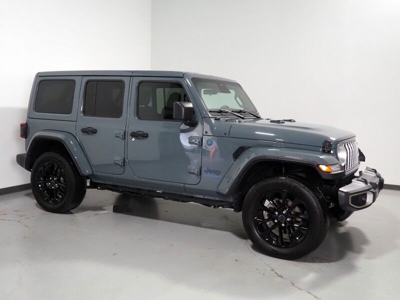 2025 Jeep Wrangler 4xe Sahara *BODY-COLORED 3-PIECE HARD TOP, ADAPTIVE CRUISE, SAFETY ALERTS, BACKUP-CAMERA, COLOR TOUCHSCREEN, HEATED SEATS/STEERING, REMOTE START, KEYLESS ENTRY, 20 INCH ALLOYS, ANDROID & APPLE
