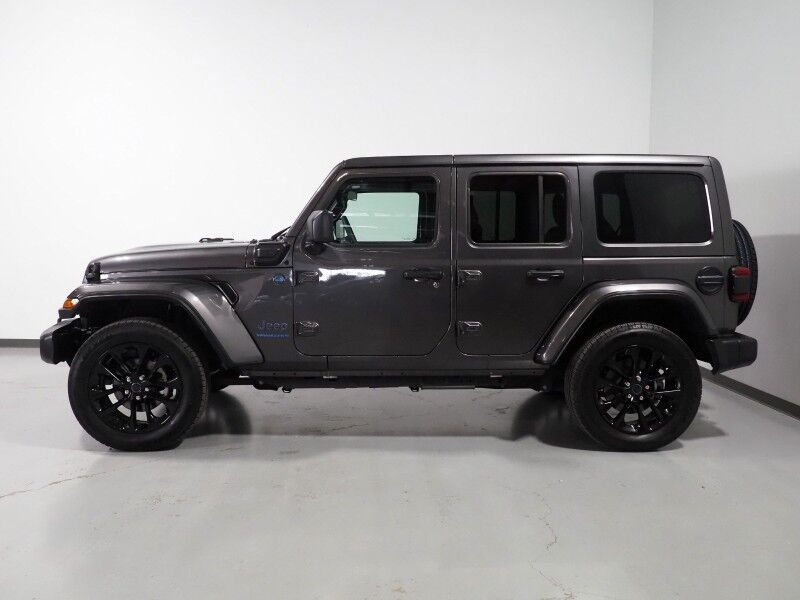 2025 Jeep Wrangler 4xe Sahara *BODY-COLORED 3-PIECE HARD TOP, ADAPTIVE CRUISE, SAFETY ALERTS, BACKUP-CAMERA, COLOR TOUCHSCREEN, HEATED SEATS/STEERING, REMOTE START, KEYLESS ENTRY, 20 INCH ALLOYS, ANDROID & APPLE Round Rock TX