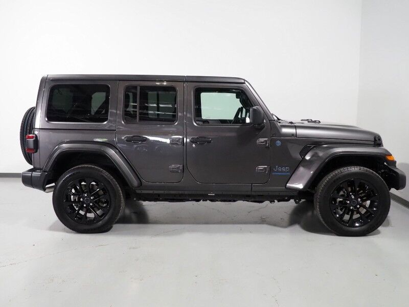 2025 Jeep Wrangler 4xe Sahara *BODY-COLORED 3-PIECE HARD TOP, ADAPTIVE CRUISE, SAFETY ALERTS, BACKUP-CAMERA, COLOR TOUCHSCREEN, HEATED SEATS/STEERING, REMOTE START, KEYLESS ENTRY, 20 INCH ALLOYS, ANDROID & APPLE Round Rock TX