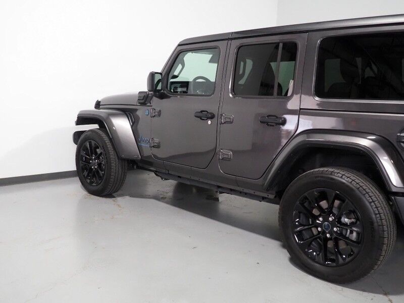 2025 Jeep Wrangler 4xe Sahara *BODY-COLORED 3-PIECE HARD TOP, ADAPTIVE CRUISE, SAFETY ALERTS, BACKUP-CAMERA, COLOR TOUCHSCREEN, HEATED SEATS/STEERING, REMOTE START, KEYLESS ENTRY, 20 INCH ALLOYS, ANDROID & APPLE Round Rock TX
