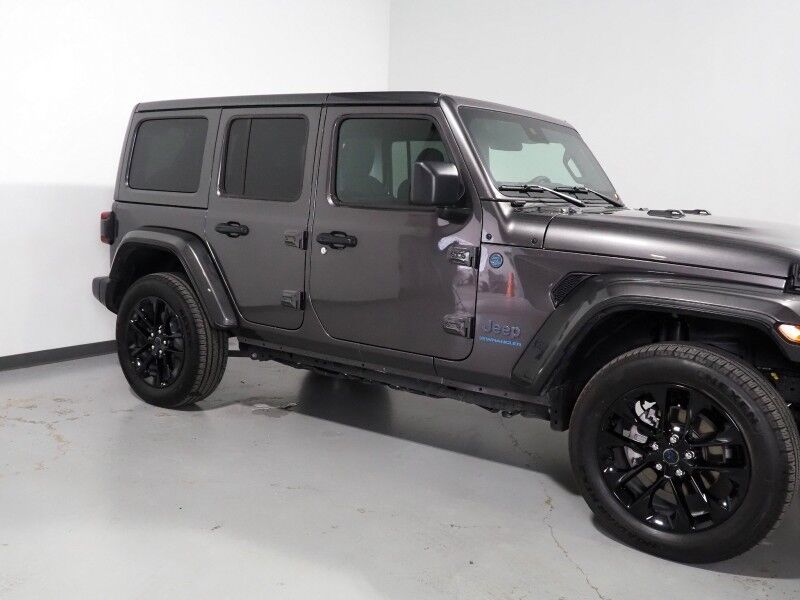2025 Jeep Wrangler 4xe Sahara *BODY-COLORED 3-PIECE HARD TOP, ADAPTIVE CRUISE, SAFETY ALERTS, BACKUP-CAMERA, COLOR TOUCHSCREEN, HEATED SEATS/STEERING, REMOTE START, KEYLESS ENTRY, 20 INCH ALLOYS, ANDROID & APPLE Round Rock TX