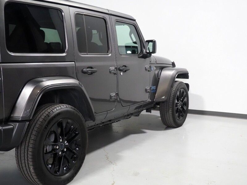 2025 Jeep Wrangler 4xe Sahara *BODY-COLORED 3-PIECE HARD TOP, ADAPTIVE CRUISE, SAFETY ALERTS, BACKUP-CAMERA, COLOR TOUCHSCREEN, HEATED SEATS/STEERING, REMOTE START, KEYLESS ENTRY, 20 INCH ALLOYS, ANDROID & APPLE Round Rock TX