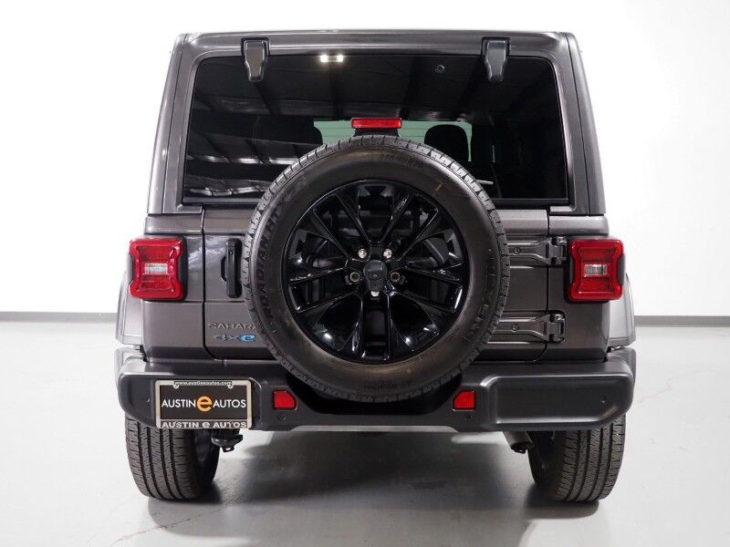 2025 Jeep Wrangler 4xe Sahara *BODY-COLORED 3-PIECE HARD TOP, ADAPTIVE CRUISE, SAFETY ALERTS, BACKUP-CAMERA, COLOR TOUCHSCREEN, HEATED SEATS/STEERING, REMOTE START, KEYLESS ENTRY, 20 INCH ALLOYS, ANDROID & APPLE Round Rock TX