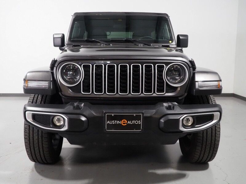 2025 Jeep Wrangler 4xe Sahara *BODY-COLORED 3-PIECE HARD TOP, ADAPTIVE CRUISE, SAFETY ALERTS, BACKUP-CAMERA, COLOR TOUCHSCREEN, HEATED SEATS/STEERING, REMOTE START, KEYLESS ENTRY, 20 INCH ALLOYS, ANDROID & APPLE Round Rock TX