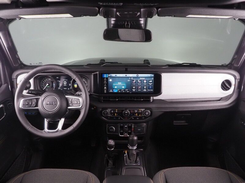 2025 Jeep Wrangler 4xe Sahara *BODY-COLORED 3-PIECE HARD TOP, ADAPTIVE CRUISE, SAFETY ALERTS, BACKUP-CAMERA, COLOR TOUCHSCREEN, HEATED SEATS/STEERING, REMOTE START, KEYLESS ENTRY, 20 INCH ALLOYS, ANDROID & APPLE