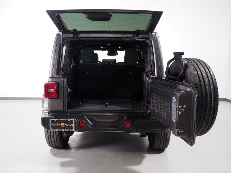 2025 Jeep Wrangler 4xe Sahara *BODY-COLORED 3-PIECE HARD TOP, ADAPTIVE CRUISE, SAFETY ALERTS, BACKUP-CAMERA, COLOR TOUCHSCREEN, HEATED SEATS/STEERING, REMOTE START, KEYLESS ENTRY, 20 INCH ALLOYS, ANDROID & APPLE Round Rock TX