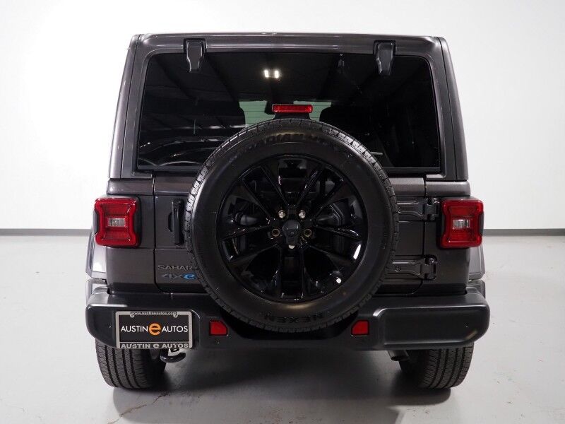 2025 Jeep Wrangler 4xe Sahara *BODY-COLORED 3-PIECE HARD TOP, ADAPTIVE CRUISE, SAFETY ALERTS, BACKUP-CAMERA, COLOR TOUCHSCREEN, HEATED SEATS/STEERING, REMOTE START, KEYLESS ENTRY, 20 INCH ALLOYS, ANDROID & APPLE Round Rock TX