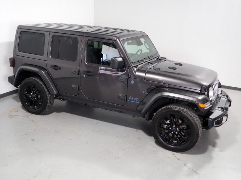 2025 Jeep Wrangler 4xe Sahara *BODY-COLORED 3-PIECE HARD TOP, ADAPTIVE CRUISE, SAFETY ALERTS, BACKUP-CAMERA, COLOR TOUCHSCREEN, HEATED SEATS/STEERING, REMOTE START, KEYLESS ENTRY, 20 INCH ALLOYS, ANDROID & APPLE Round Rock TX
