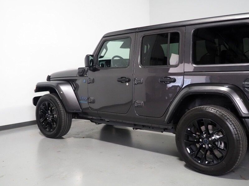 2025 Jeep Wrangler 4xe Sahara *BODY-COLORED 3-PIECE HARD TOP, ADAPTIVE CRUISE, SAFETY ALERTS, BACKUP-CAMERA, COLOR TOUCHSCREEN, HEATED SEATS/STEERING, REMOTE START, KEYLESS ENTRY, 20 INCH ALLOYS, ANDROID & APPLE Round Rock TX