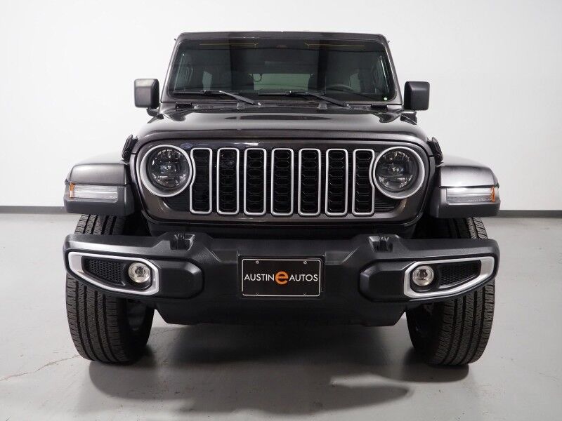 2025 Jeep Wrangler 4xe Sahara *BODY-COLORED 3-PIECE HARD TOP, ADAPTIVE CRUISE, SAFETY ALERTS, BACKUP-CAMERA, COLOR TOUCHSCREEN, HEATED SEATS/STEERING, REMOTE START, KEYLESS ENTRY, 20 INCH ALLOYS, ANDROID & APPLE Round Rock TX