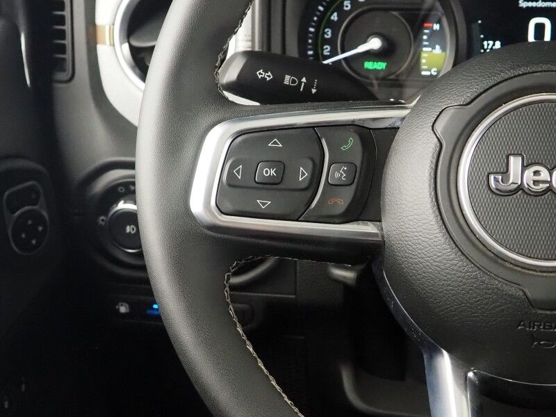 2025 Jeep Wrangler 4xe Sahara *BODY-COLORED 3-PIECE HARD TOP, ADAPTIVE CRUISE, SAFETY ALERTS, BACKUP-CAMERA, COLOR TOUCHSCREEN, HEATED SEATS/STEERING, REMOTE START, KEYLESS ENTRY, 20 INCH ALLOYS, ANDROID & APPLE Round Rock TX