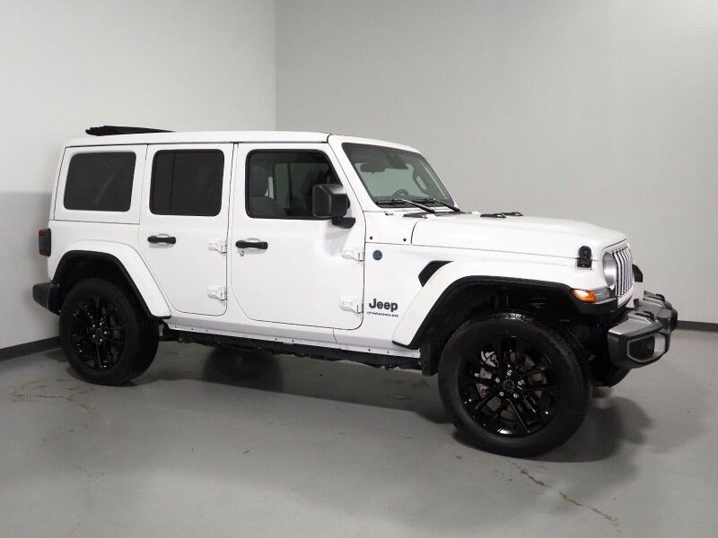 2025 Jeep Wrangler 4xe Sahara *SKY ONE-TOUCH POWER-TOP, ADAPTIVE CRUISE, SAFETY ALERTS, BACKUP-CAMERA, COLOR TOUCHSCREEN, HEATED SEATS/STEERING, REMOTE START, KEYLESS ENTRY, 20 INCH ALLOYS, ANDROID & APPLE Round Rock TX