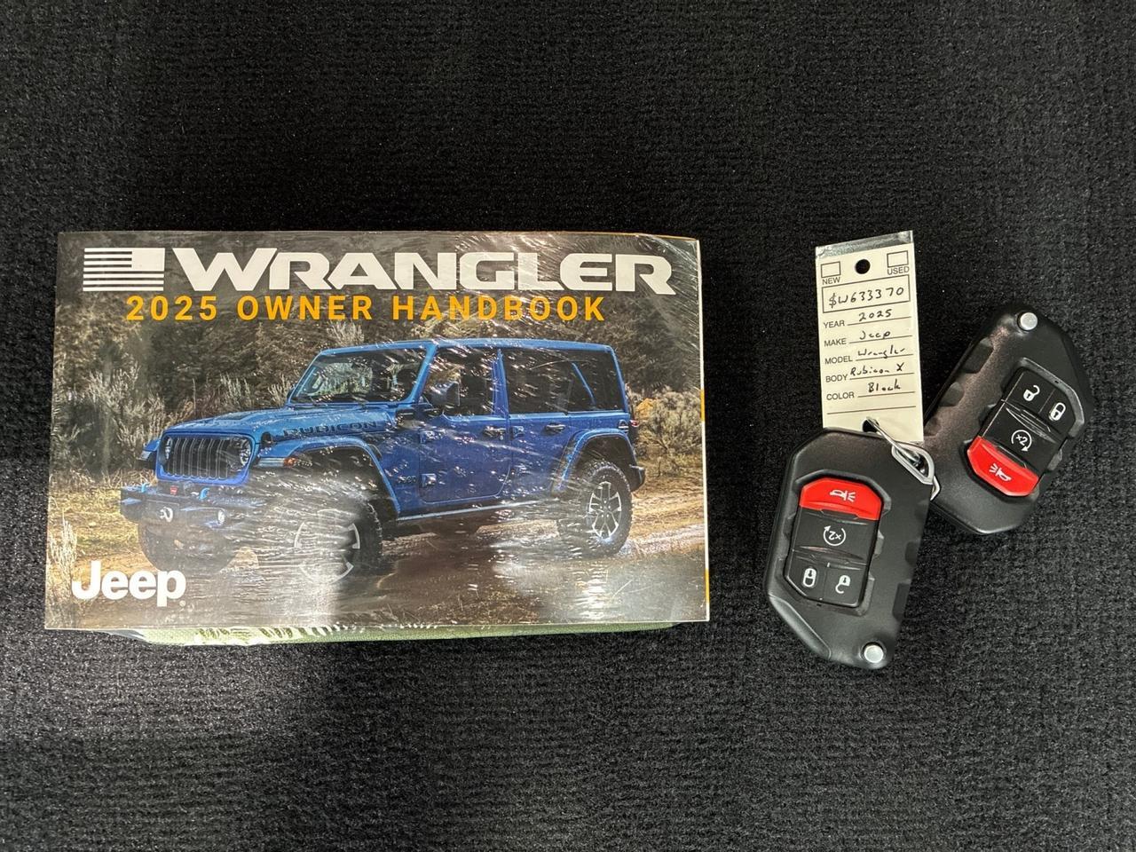 2025 Jeep Wrangler Rubicon X, Warn Winch, Trailer Tow & Switch Group, 1k Miles Houston TX