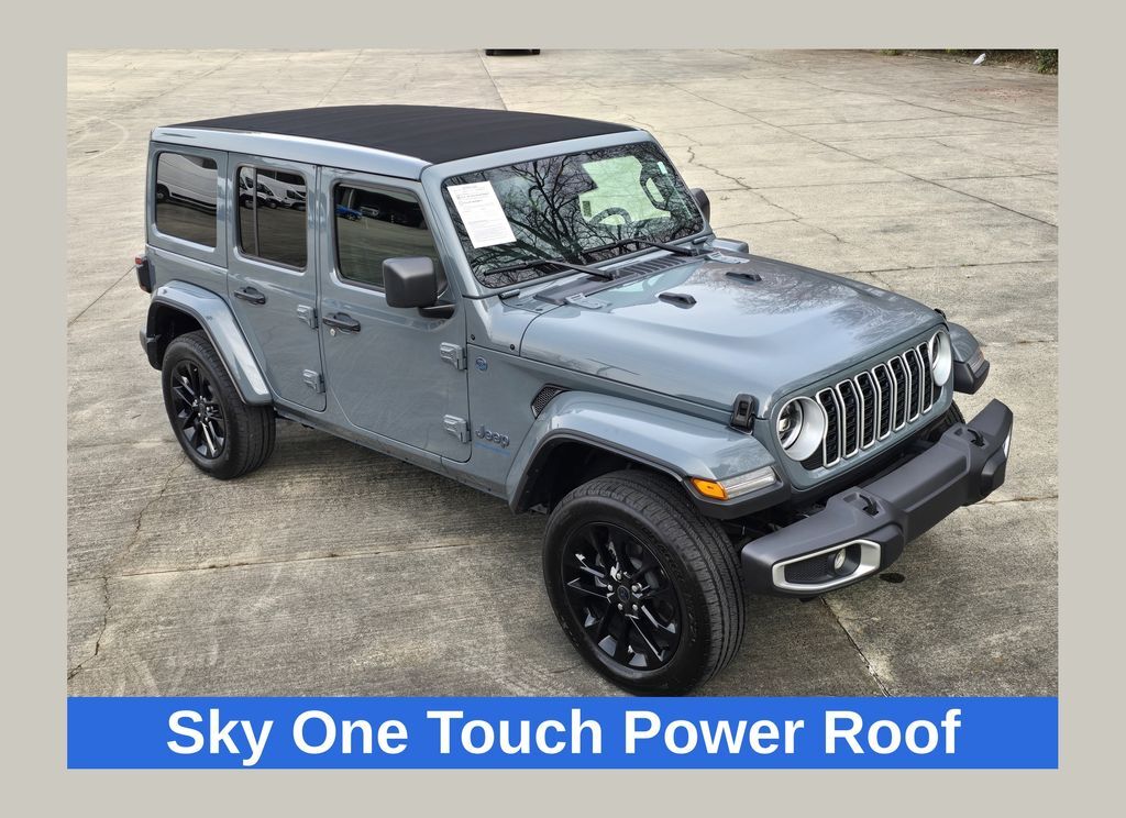 2025 Jeep Wrangler Sahara 4xe w/Sky One Touch Power Roof Concord NC