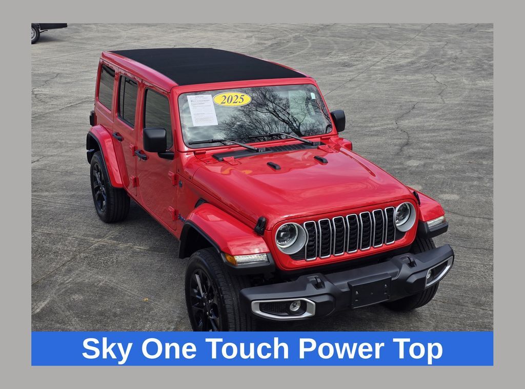 2025 Jeep Wrangler Sahara 4xe w/Sky One Touch Power Top Concord NC