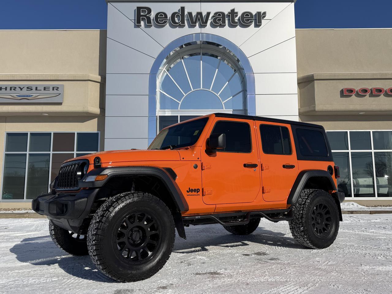 2025 Jeep Wrangler Sport S 4x4 | JEEP-O-LANTERN | Rig Ready Wrangler  | 4 Door | Hardtop | Heated Seats | Remote Start