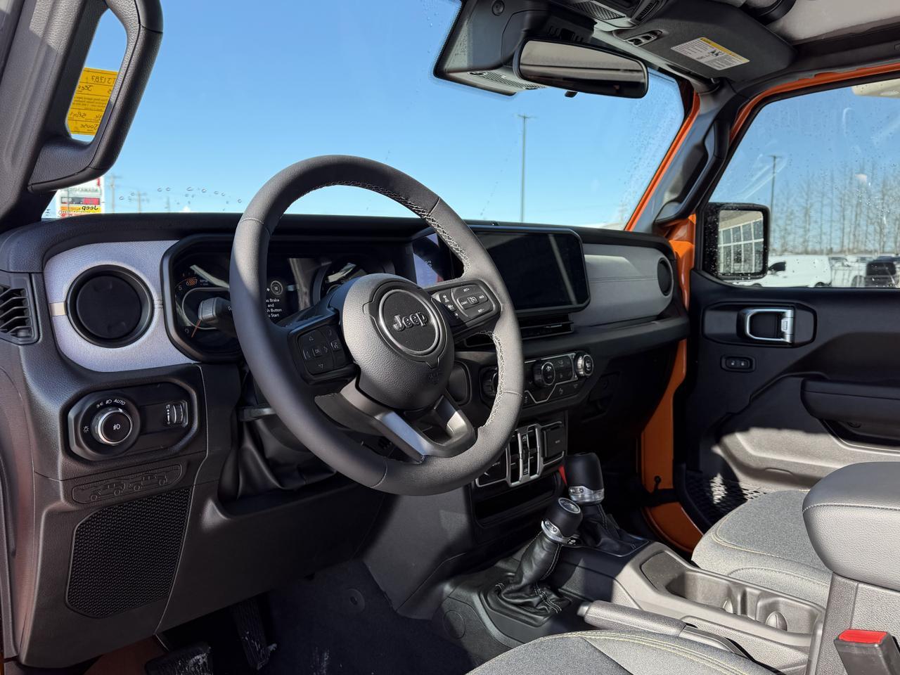 2025 Jeep Wrangler Sport S 4x4 | JEEP-O-LANTERN | Rig Ready Wrangler  | 4 Door | Hardtop | Heated Seats | Remote Start Redwater AB