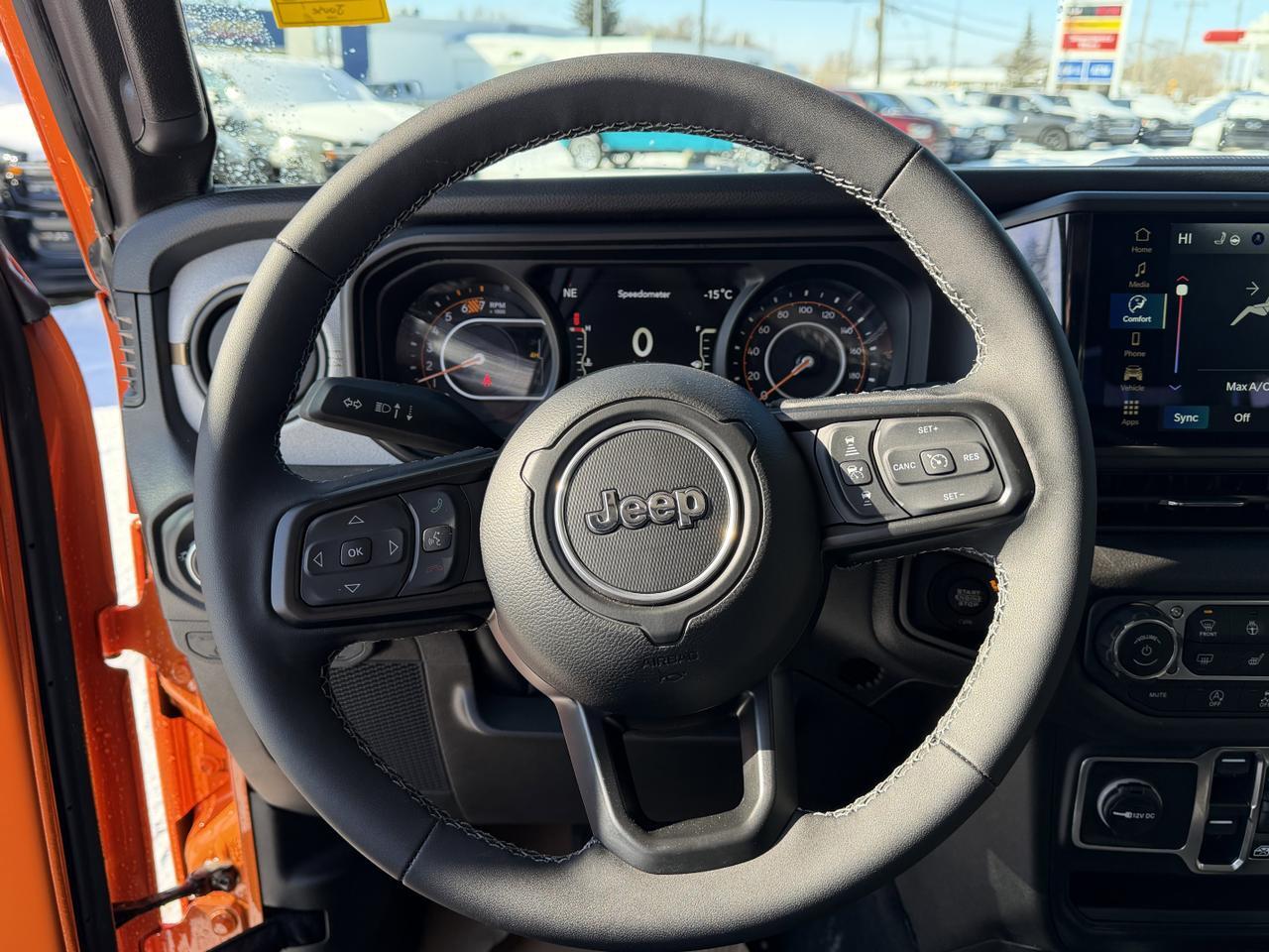 2025 Jeep Wrangler Sport S 4x4 | JEEP-O-LANTERN | Rig Ready Wrangler  | 4 Door | Hardtop | Heated Seats | Remote Start Redwater AB