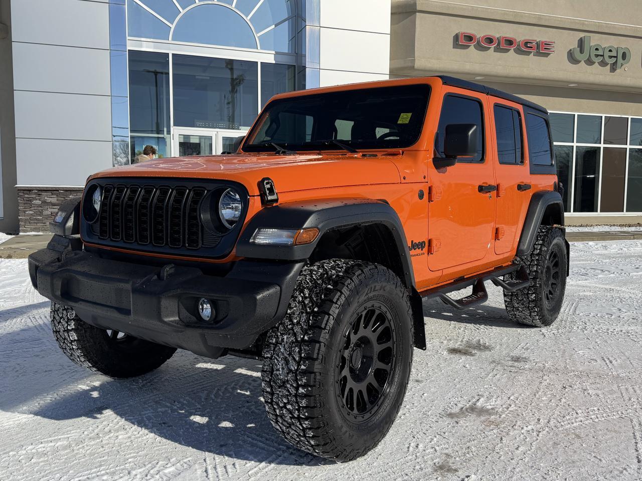 2025 Jeep Wrangler Sport S 4x4 | JEEP-O-LANTERN | Rig Ready Wrangler  | 4 Door | Hardtop | Heated Seats | Remote Start