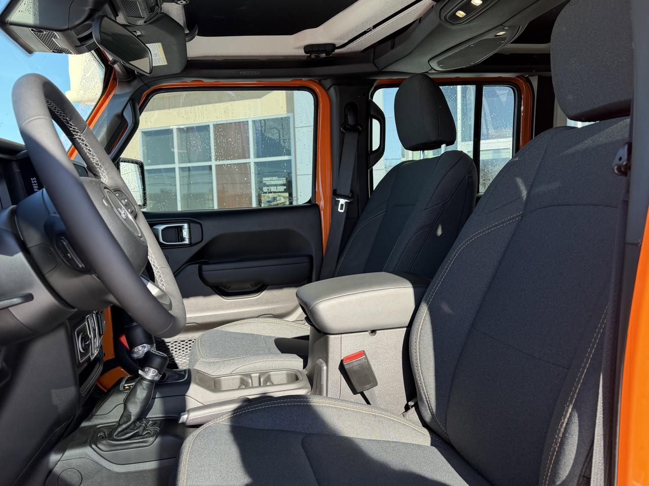 2025 Jeep Wrangler Sport S 4x4 | JEEP-O-LANTERN | Rig Ready Wrangler  | 4 Door | Hardtop | Heated Seats | Remote Start Redwater AB