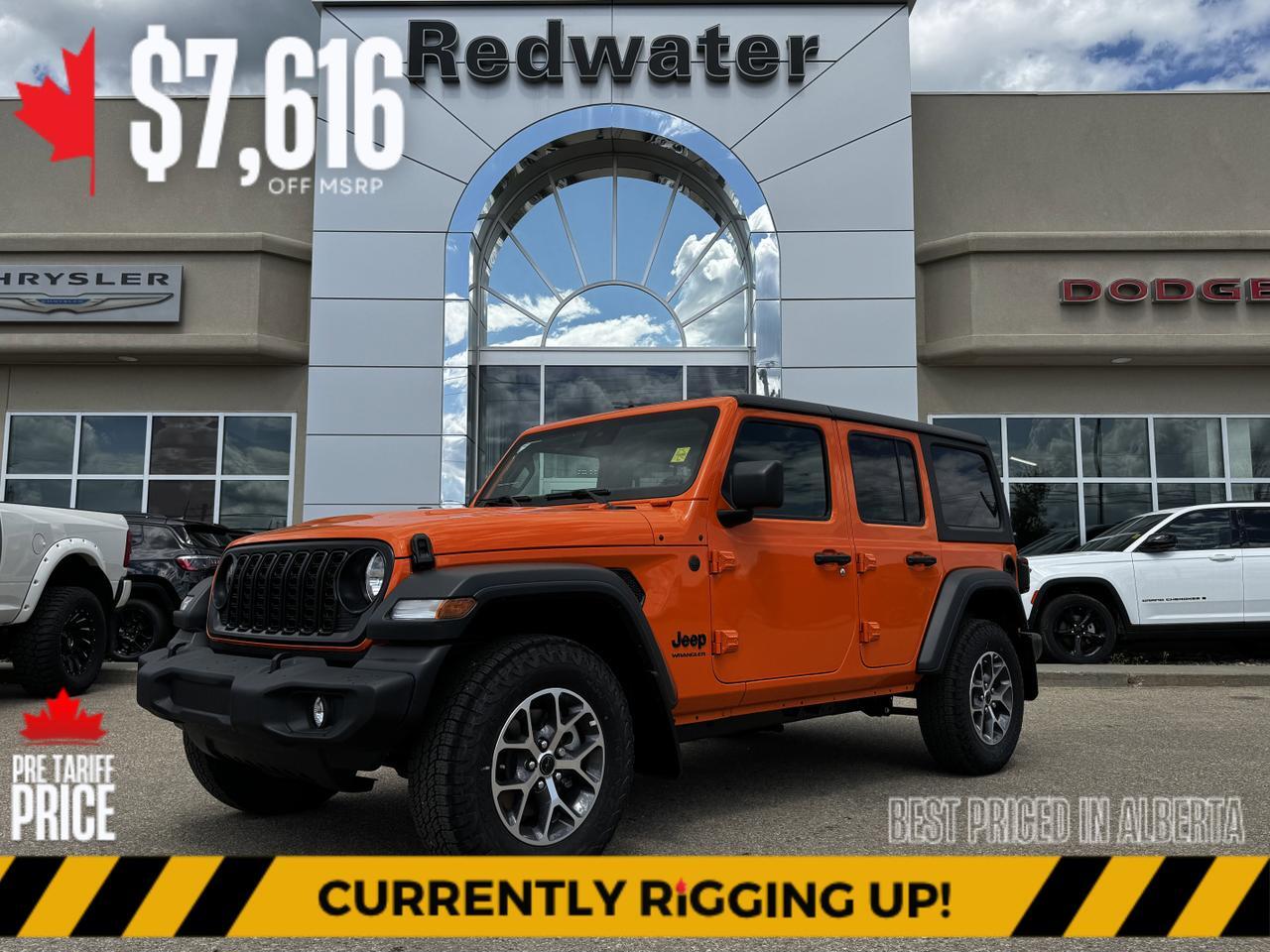 2025 Jeep Wrangler Sport S 4x4 | Rig Ready Wrangler  | 4 Door | Hardtop | Heated Seats | Remote Start | Backup Camera