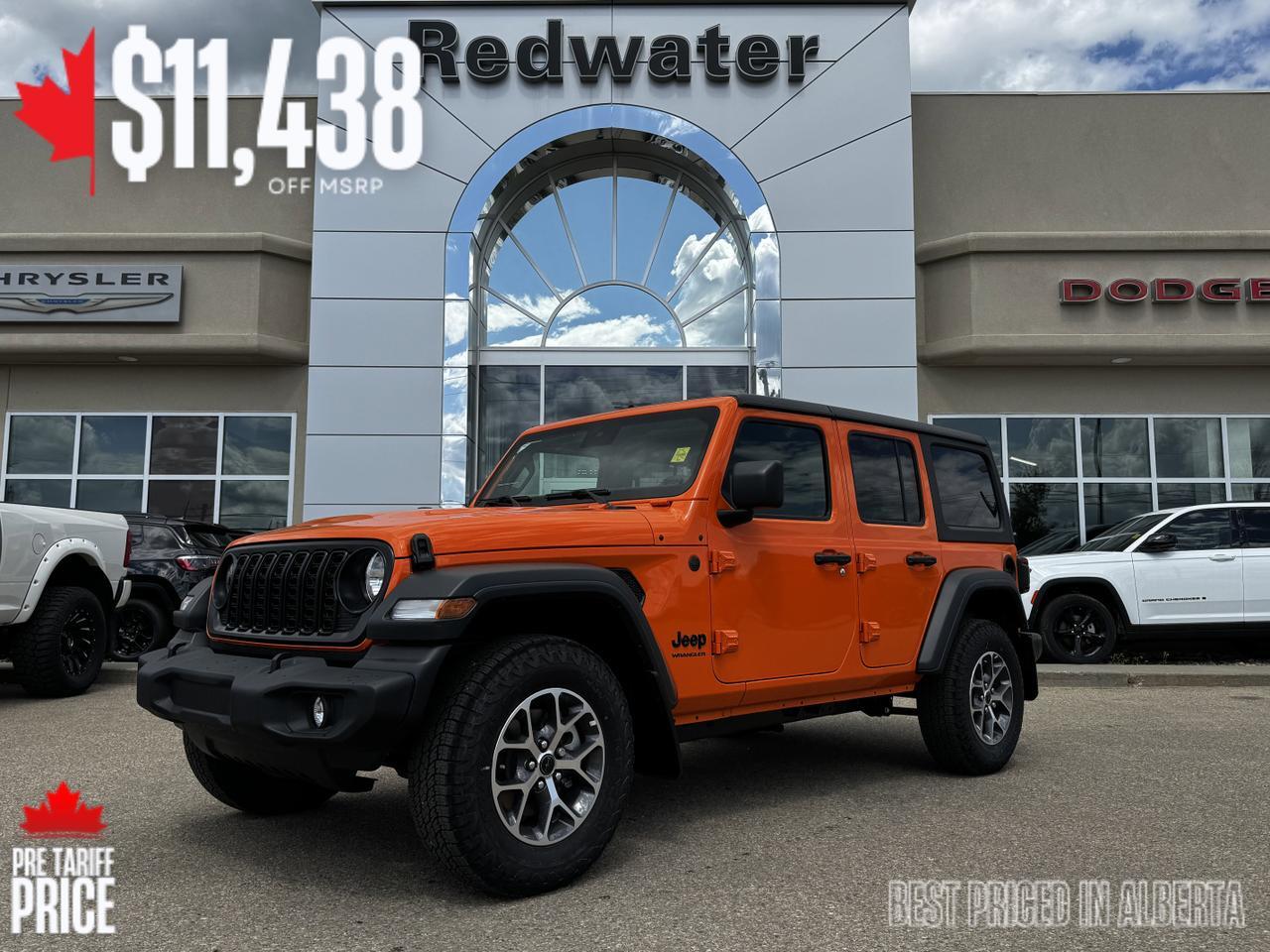 2025 Jeep Wrangler Sport S 4x4 | Rig Ready Wrangler  | 4 Door | Hardtop | Heated Seats | Remote Start | Backup Camera