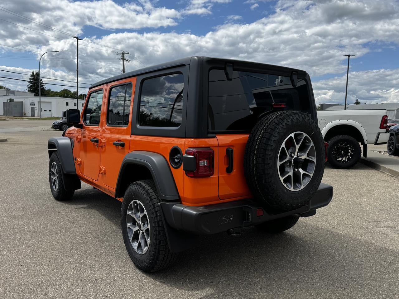 2025 Jeep Wrangler Sport S 4x4 | Rig Ready Wrangler  | 4 Door | Hardtop | Heated Seats | Remote Start | Backup Camera Redwater AB