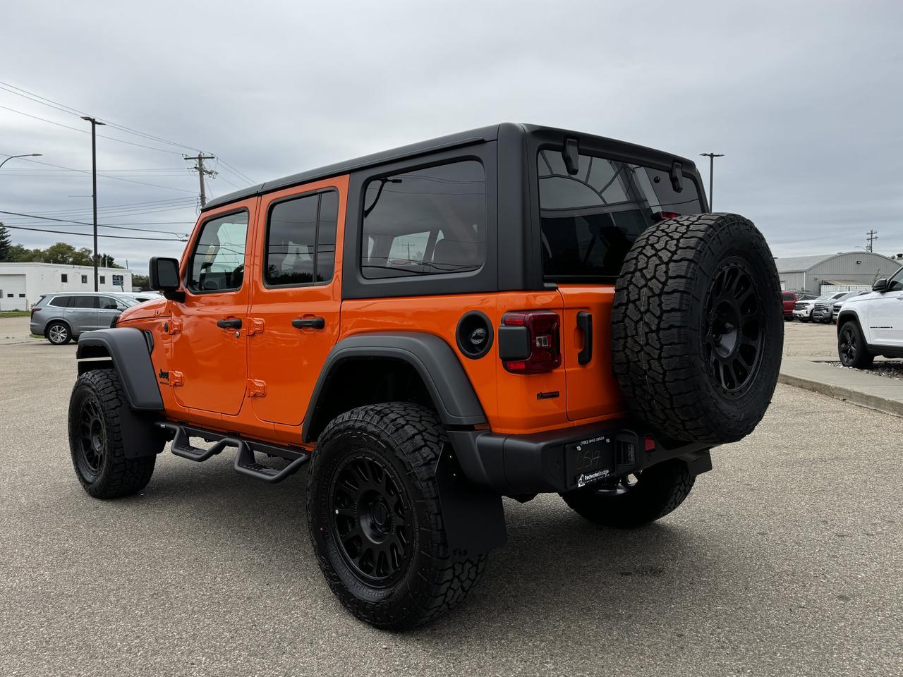 2025 Jeep Wrangler Sport S 4x4 | Rig Ready Wrangler  | 4 Door | Hardtop | Heated Seats | Remote Start | Backup Camera Redwater AB