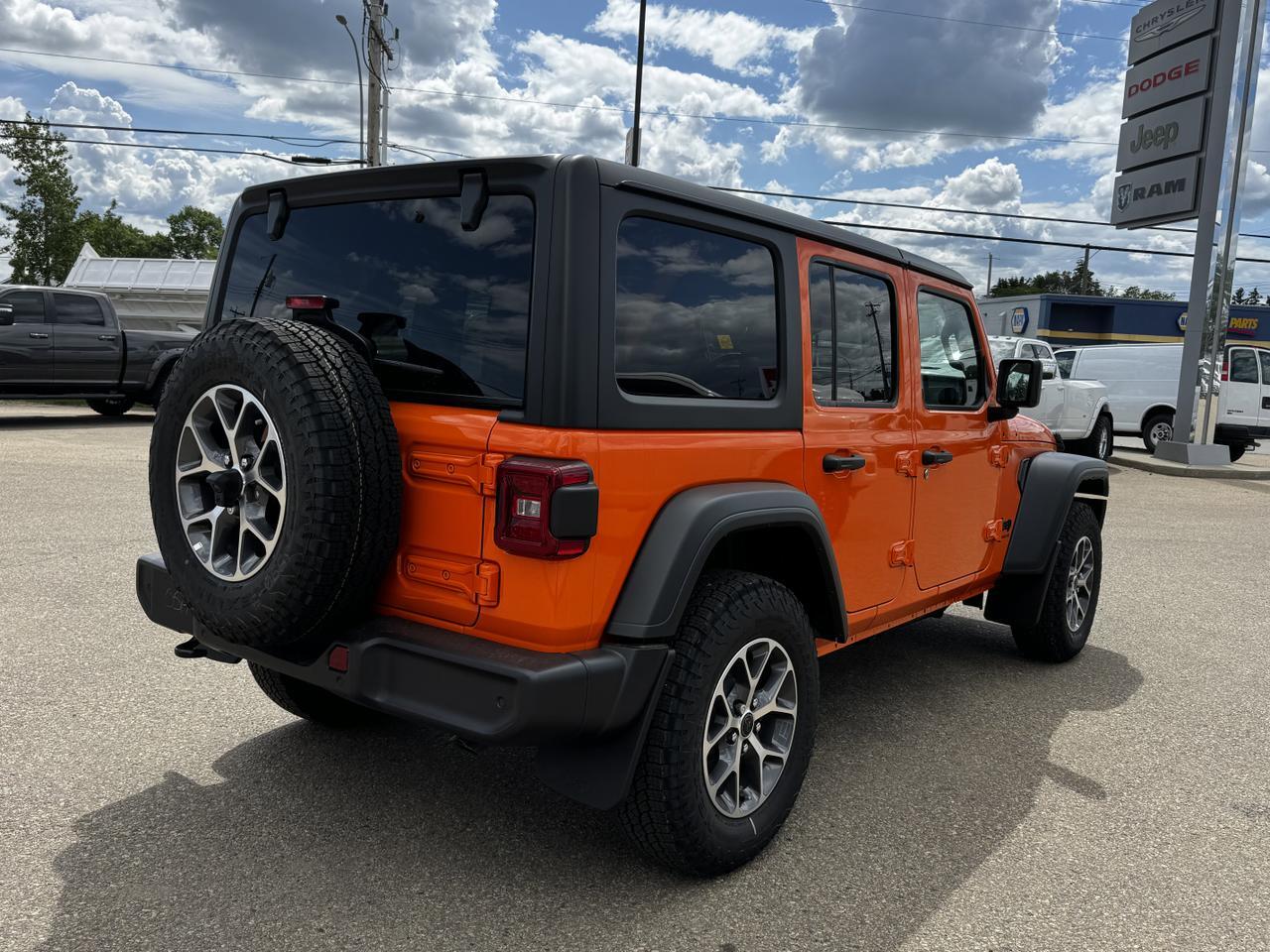 2025 Jeep Wrangler Sport S 4x4 | Rig Ready Wrangler  | 4 Door | Hardtop | Heated Seats | Remote Start | Backup Camera Redwater AB