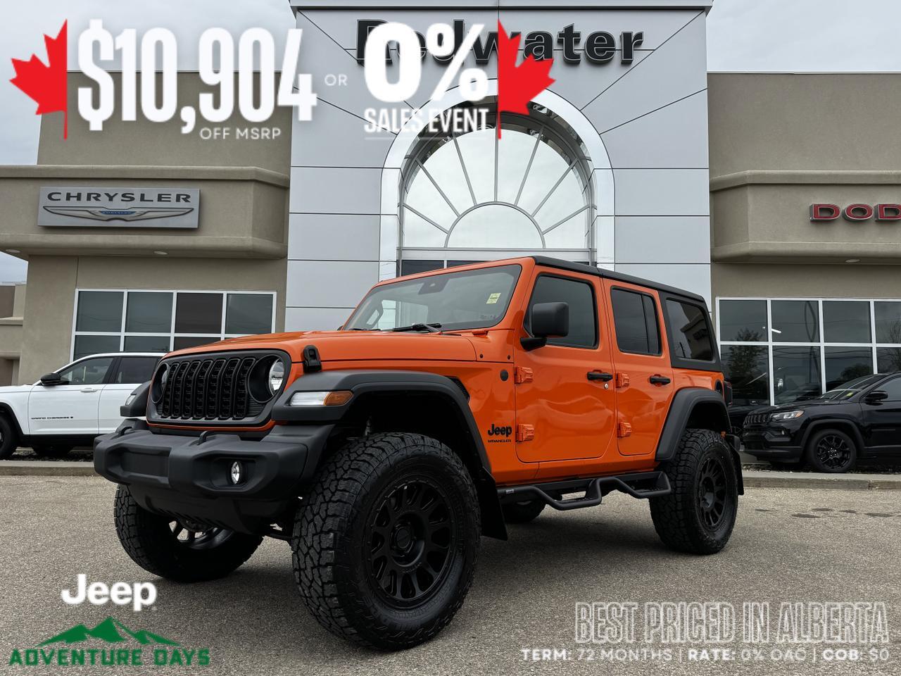 2025 Jeep Wrangler Sport S 4x4 | Rig Ready Wrangler  | 4 Door | Hardtop | Heated Seats | Remote Start | Backup Camera