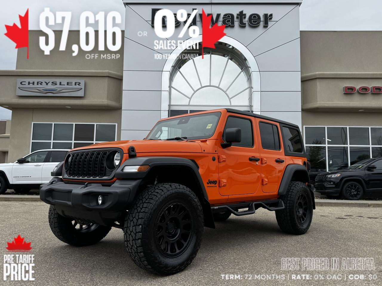 2025 Jeep Wrangler Sport S 4x4 | Rig Ready Wrangler  | 4 Door | Hardtop | Heated Seats | Remote Start | Backup Camera