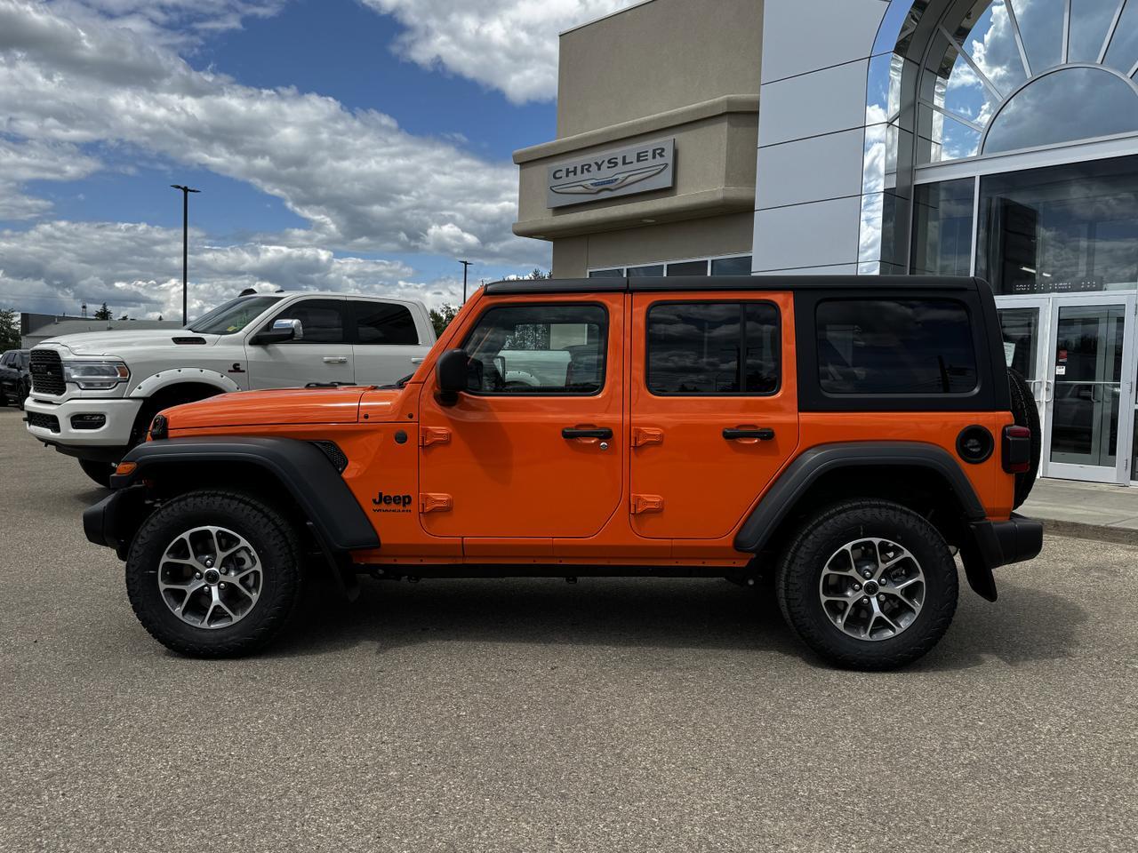 2025 Jeep Wrangler Sport S 4x4 | Rig Ready Wrangler  | 4 Door | Hardtop | Heated Seats | Remote Start | Backup Camera Redwater AB