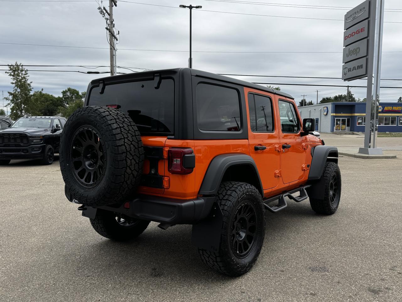 2025 Jeep Wrangler Sport S 4x4 | Rig Ready Wrangler  | 4 Door | Hardtop | Heated Seats | Remote Start | Backup Camera Redwater AB