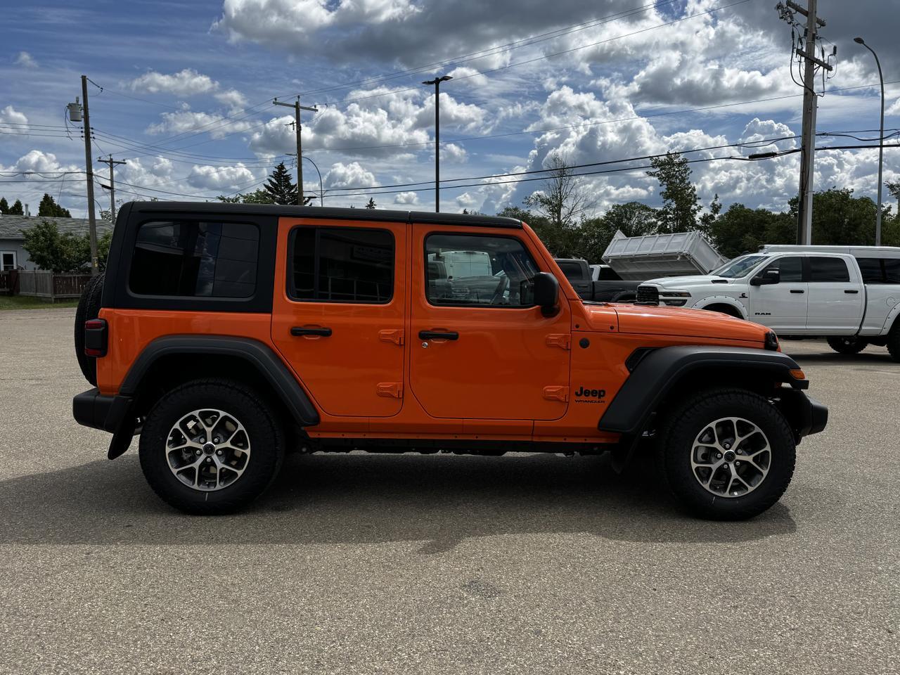2025 Jeep Wrangler Sport S 4x4 | Rig Ready Wrangler  | 4 Door | Hardtop | Heated Seats | Remote Start | Backup Camera Redwater AB