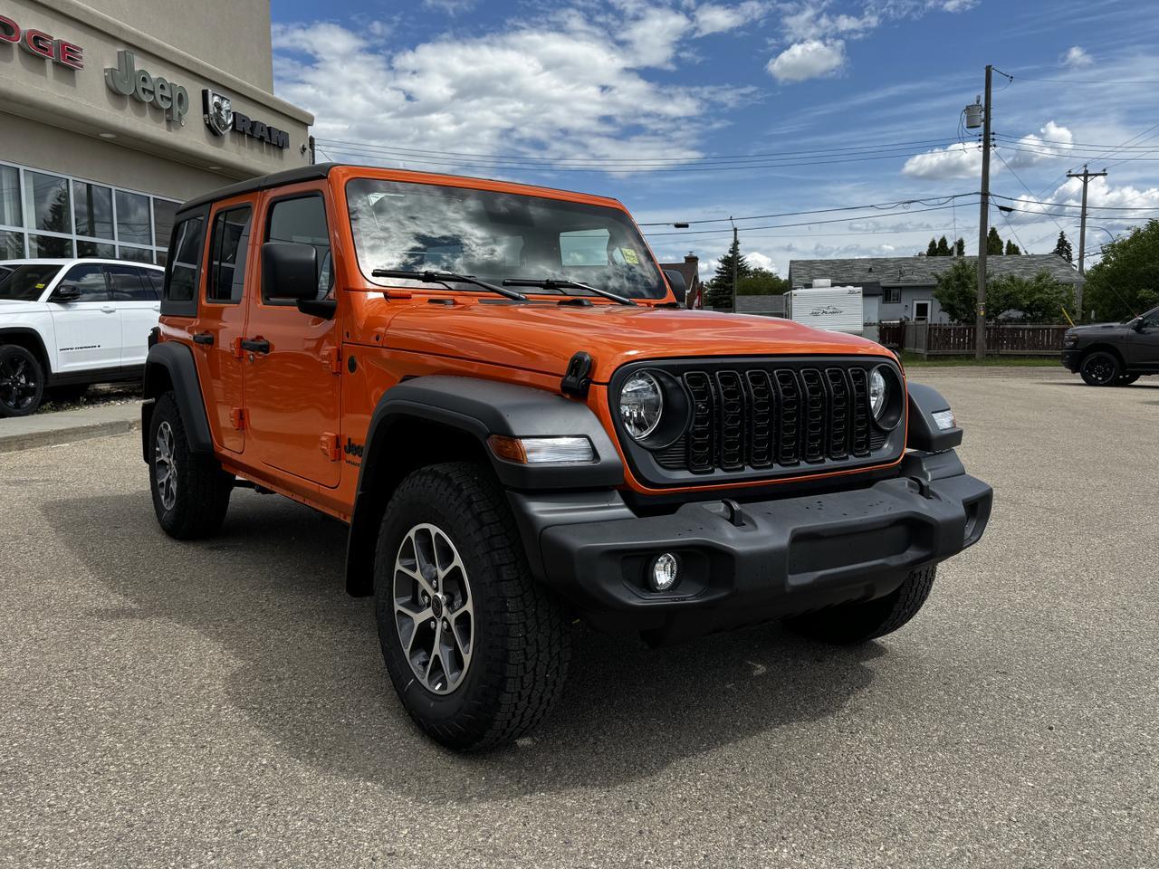 2025 Jeep Wrangler Sport S 4x4 | Rig Ready Wrangler  | 4 Door | Hardtop | Heated Seats | Remote Start | Backup Camera Redwater AB