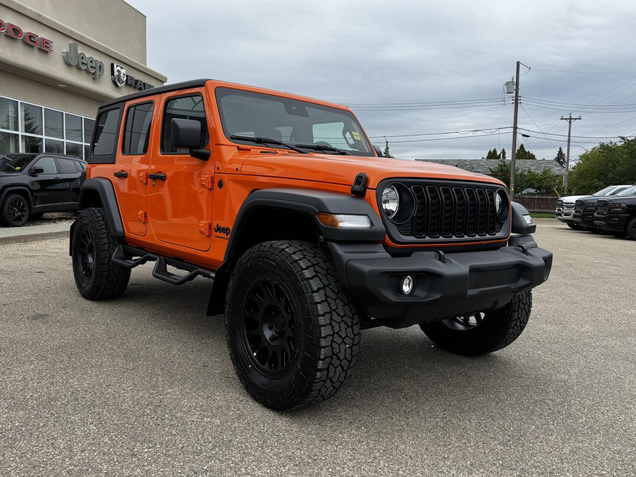 2025 Jeep Wrangler Sport S 4x4 | Rig Ready Wrangler  | 4 Door | Hardtop | Heated Seats | Remote Start | Backup Camera Redwater AB