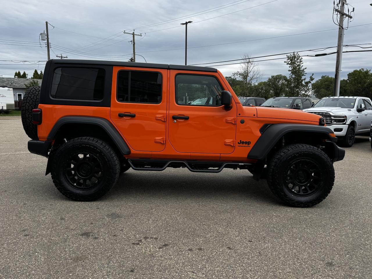 2025 Jeep Wrangler Sport S 4x4 | Rig Ready Wrangler  | 4 Door | Hardtop | Heated Seats | Remote Start | Backup Camera Redwater AB