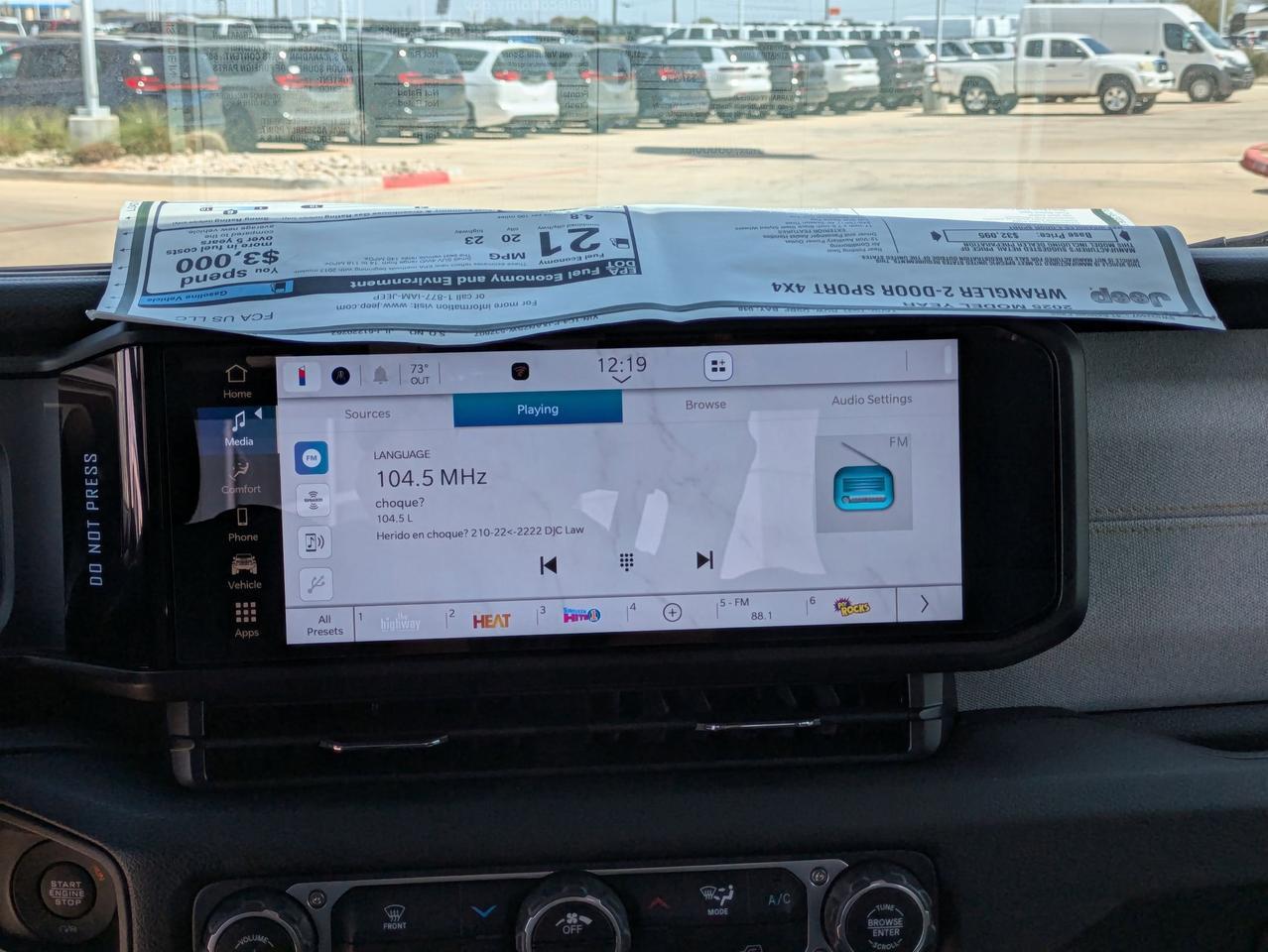 2025 Jeep Wrangler Sport Castroville TX