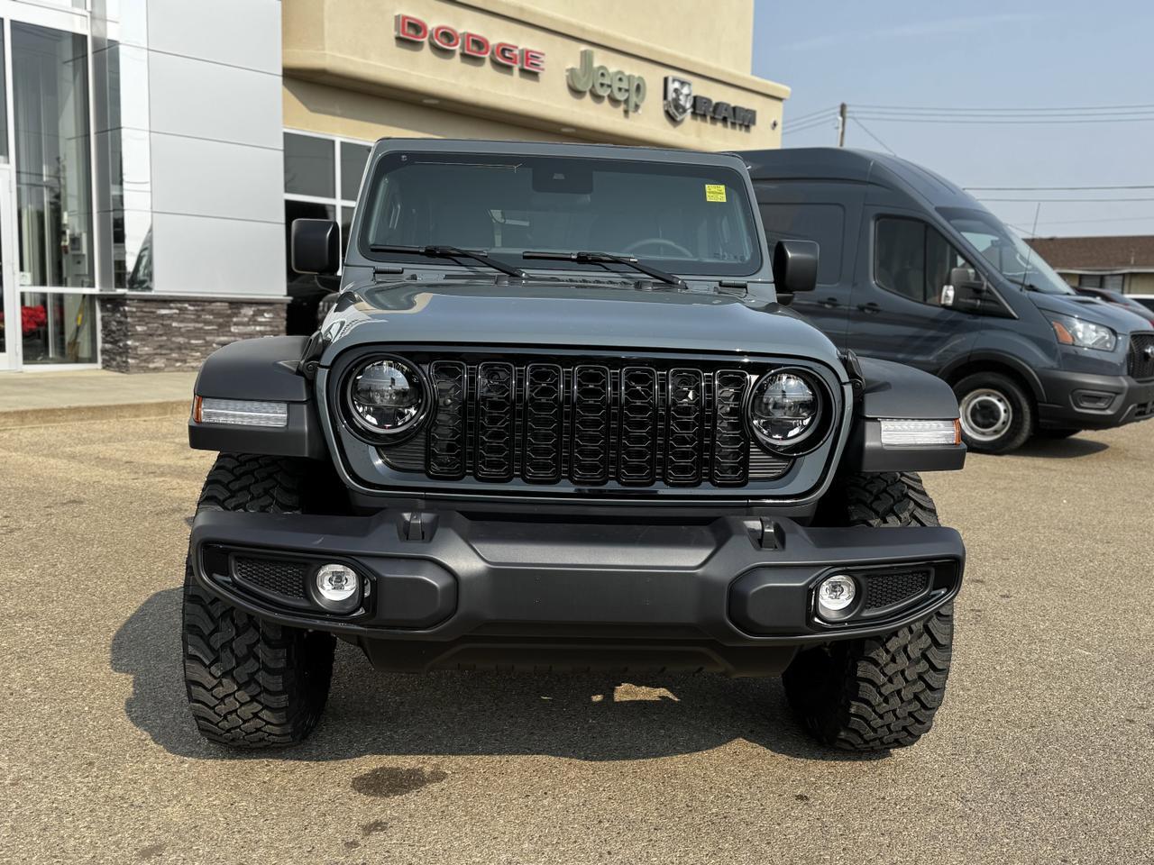 2025 Jeep Wrangler Willys Sport 4x4 | V6 | 4 Door | Freedom Hardtop | Heated Seats | Remote Start Redwater AB