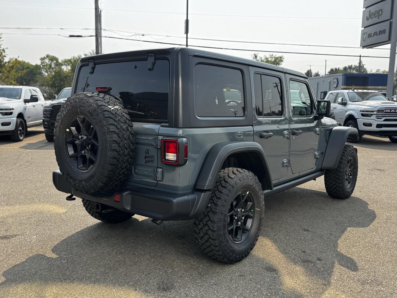 2025 Jeep Wrangler Willys Sport 4x4 | V6 | 4 Door | Freedom Hardtop | Heated Seats | Remote Start Redwater AB