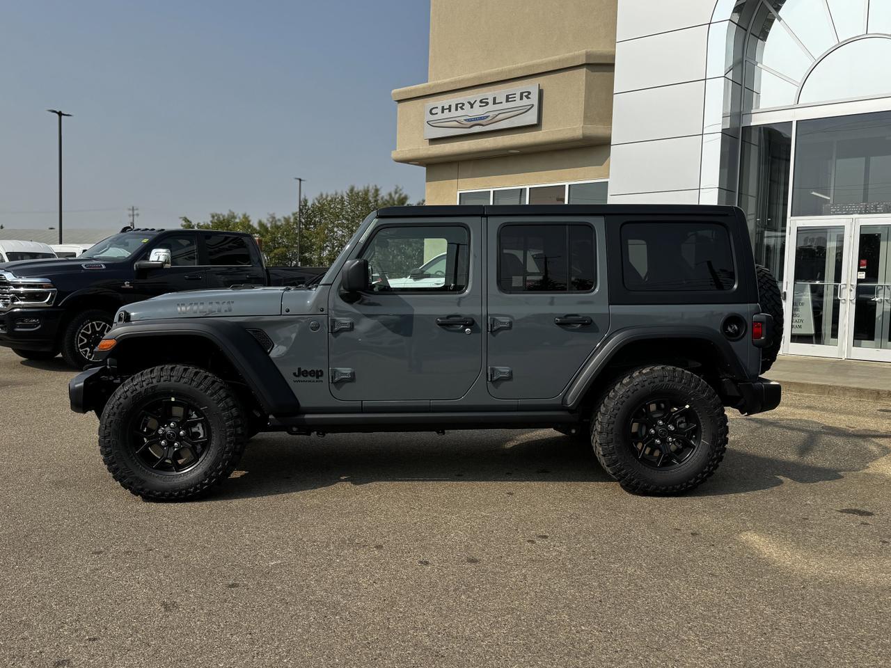 2025 Jeep Wrangler Willys Sport 4x4 | V6 | 4 Door | Freedom Hardtop | Heated Seats | Remote Start Redwater AB
